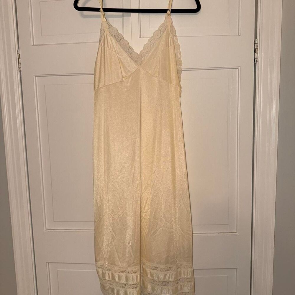 Unbranded Women's Cream and Yellow Dress